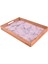 9101 M boy Marmol Mermer Desenli Bambu Tepsi 1