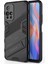 Xiaomi Redmi Note 11 Çin Versiyon Matrix Serisi Armor Standlı Perfect Koruma Kılıf - Siyah 1