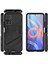 Xiaomi Redmi Note 11 Çin Versiyon Matrix Serisi Armor Standlı Perfect Koruma Kılıf - Siyah 2