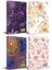Çiçek Temalı 4 Defter - Set 1 1