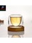 6 Adet Bodum Çift Duvar Kupaları Tasarım Bambu Dailer Seti İle Tasarım Atış Çay Fincanı Set Anti Sıcak Tasse Cafe Kahve Oolong Pu'Er Kokulu Çay Bardağı | Kupalar Ve Tabaklar 1