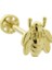 Altın Tragus Piercing Arı 14 Ayar 2