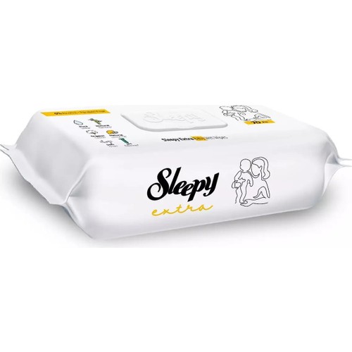 Sleepy Extra Islak Havlu 3 x 70 Adet