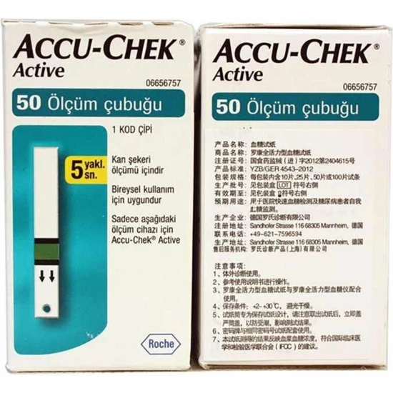 Roche Accu-Check Active Şeker Stribi 50lı - 3 Lü Paket