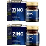 Nutraxin Çinko Takviyesi 15 Mg 100 Tablet X2 Adet