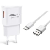 Acl Powerclassic™ Quick Charge Hızlı Şarj 3.0 Duvar Şarj Aleti + Type-C USB Kablo Set
