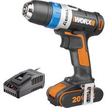 Worx WX178.9C 20VOLT/2.0AH Li-Ion Tam Otomatik Profesyonel Şarjlı Matkap