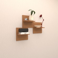 Rafkestir Marin Duvar Rafı Bambu ( Mat )