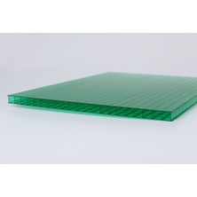 Alrita 50X50X10MM Yeşil Oluklu Polikarbon Levha