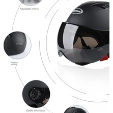 Douler Elektrikli Araç Kask Yaz Yeni Pil Motosiklet Kask Çocuk Sürme Kap