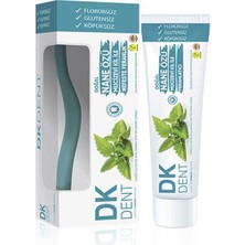 Dkdent Vegan Nane Özlü Florürsüz Diş Macunu 75 ml + Diş Fırçası