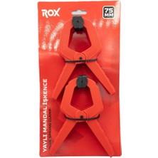 Rox 0149 Yaylı Mandal Tip Kıskaç Işkence 75 mm (2 Li)