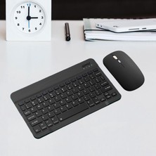 Duhaline Casper Via L30 Tablet Için Uyumlu Slim Şarjlı Bluetooth Klavye ve Mouse Seti