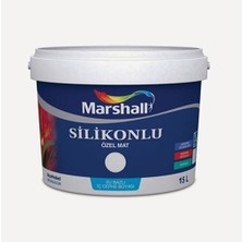 Marshall Silikonlu Özel Mat Iç Cephe Boyası 15 Lt Gelin Teli