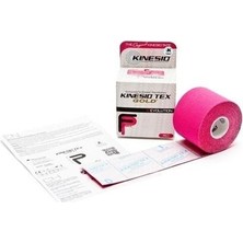 Kinesio Tape Kinesio Tex Gold Orijinal Sporcu Bandı 5cmX5m Kırmızı Pembe Red