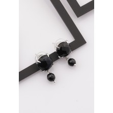 Alibaba Doğaltaş Oniks Doğal Taş Küpe