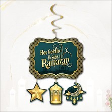 Süsle Bebek ve Parti Hoşgeldin Ramazan Tavan Süsü - 130 cm x 33 cm