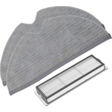 Parmis Xiaomi Uyumlu Dreame F9 Robot Süpürge Hepa Filtre Mop Bezi 2 Adet