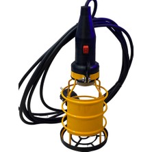 Gae Seyyar 5m. Kafes Baladoz E27 Duy Lamba LED Ampül Hediyeli