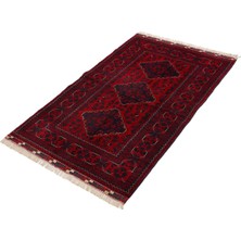 Naar Afgan Khamyab 19015-15 98X153 Kırmızı El Dokuma Yolluk Halı ~ 1.5 M2