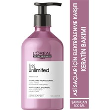 L'oreal Professionnel Serie Expert Liss Unlimited Elektriklenme Karşıtı ve Yumuşaklık Veren Şampuan 500 ml