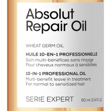 L'oreal Professionnel Serie Expert Absolut Repair 10 in 1 Yıpranmış Saçlar için 10 Etkili Mucize Saç Bakım Yağı 90 ml