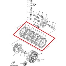 Yamaha YZF-R25/MT-25 Debriyaj Bakım Kiti 1WDCLUTCH000