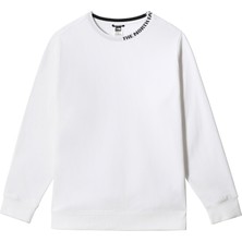 The North Face M Zumu Crew Fleece Erkek Outdoor Sweatshirts NF0A5ILHFN41 Beyaz