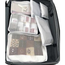 Harika İkizler 2 Set Valiz Içi Düzenleyici Valiz Organizeri (12 Parça)