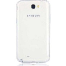 Case World Samsung Galaxy Note 2 Kapak Kamera Korumalı Süper Silikon Kılıf