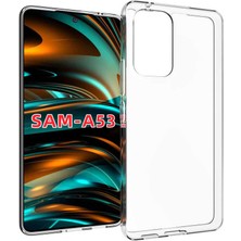 Case World Samsung Galaxy A53 5g ile Uyumlu Kapak Kamera Korumalı Süper Silikon ile Uyumlu Kılıf