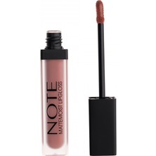 Note Mattemoist Lipgloss Yarı Mat Saten Bitişli Likit Ruj 401 Mat Nude - Nude