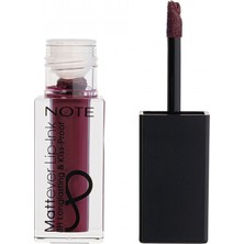 Note Mattever Lip-Ink Mat ve Kalıcı Likit Ruj 16 Plum Queen - Mor