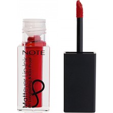 Note Mattever Lip-Ink Mat ve Kalıcı Likit Ruj 14 Unpredictable Red - Kırmızı