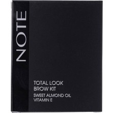 Note Total Look Brow Kit Kaş Şekillendirme Kiti 03 Brunettes