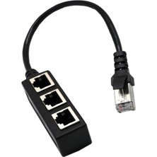 Lovıver 1 - 3 Port Ethernet Anahtarı Y Splitter Adaptör Kablosu Cat 5/6 Lan Için (Yurt Dışından)