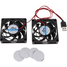 Lovıver 2x Fan USB Fan Mini Fan Soğutma Dizüstü (Yurt Dışından)