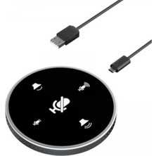 Lovıver 2 Adet USB Konferans Mikrofon W / Hoparlör Mic W / Desktop Computerkk Için Sessiz (Yurt Dışından)