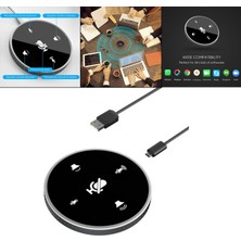 Lovıver 2 Adet USB Konferans Mikrofon W / Hoparlör Mic W / Desktop Computerkk Için Sessiz (Yurt Dışından)