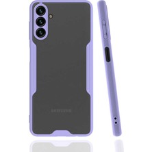 Kilifone - Galaxy A13 5g - Kılıf Kenarı Renkli Arkası Şeffaf Parfe Kapak