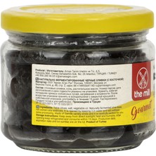 The Mill Gurme Doğal Fermente Siyah Zeytin 200 gr Cam Kavanoz - Çekirdekli - Kuzey Ege Bölgesi Zeytinleri - Doğal Olarak İşlenmiş - Tek Orijinli - Vegan - Etli - Lezzetli