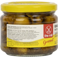 The Mill Gurme Izgara Zeytin Salatası 280 gr Cam Kavanoz - Kurutulmuş Domatesli - Kahvaltı, Salata ve Atıştırmalığa Uygun - Doğal Olarak İşlenmiş - Pastörize - Lezzetli - Vegan