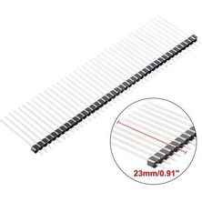 1X40 23MM Erkek Header 40 Pin 2.54MM 180 Derece