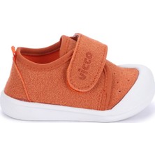 Vicco Anka Kız / Erkek Çocuk  Turuncu Ilk Adım Bebe Patik Panduf  Günlük Spor Ayakkabı 950.E19K.233