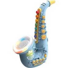Homyl Trompet / Saksafon / Klarinet Hediye Enstrüman Oyuncakları Bebek Erken Öğrenme Saksafon Yeşil (Yurt Dışından)
