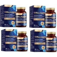 Nutraxin Hyalüronik Asit, Resveratrol, Biotin ve Çinko Içeren Hidrolize  Takviyesi 30 Tablet X4 Adet