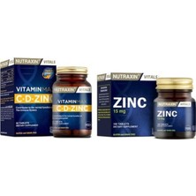 Nutraxin Zınc 15 Mg 100 Tablet+Vitamin Max 60 Tablet
