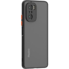 Microcase Xiaomi Redmi K40 - Poco F3 London Serisi Darbeye Dayanıklı Kılıf - Buzlu Siyah