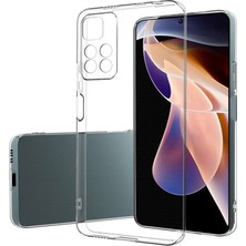 Microcase Micocase Xiaomi Redmi Note 11 Pro Çin Versiyon 0.2 mm Ultra Ince Soft Silikon Kılıf - Şeffaf