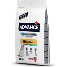 Advance Sensitive Somonlu Kısırlaştırılmış Yetişkin Kedi Maması 10 kg Yüksek Proteinli Formül